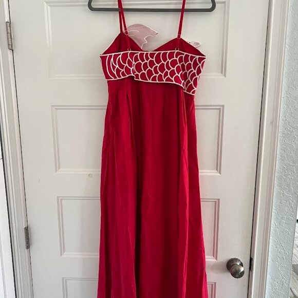 Red Fish Maxi Dress - Picture 4 of 6